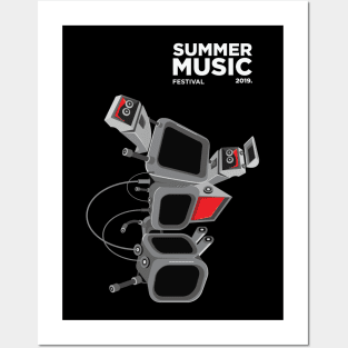 summer music festival Posters and Art